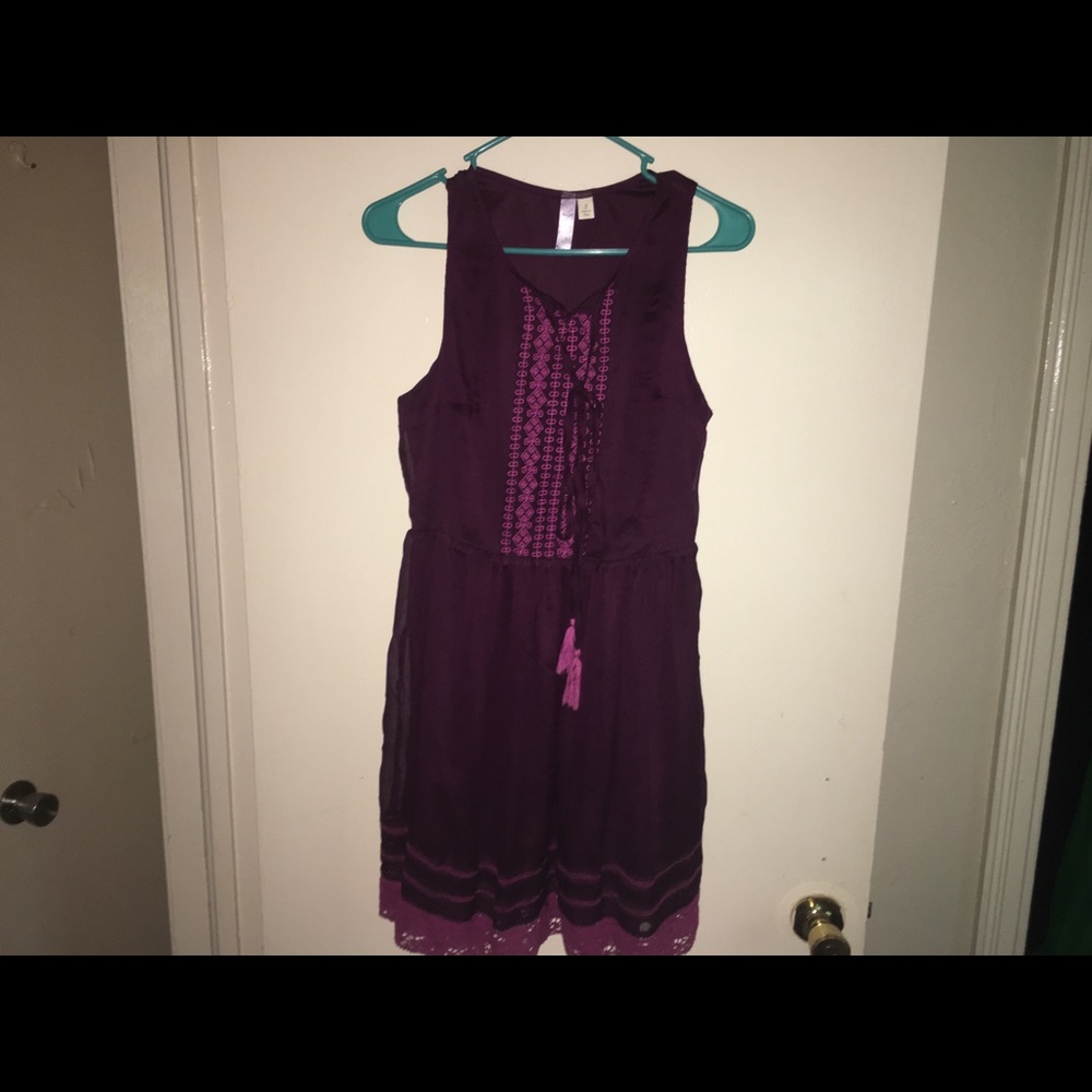 Dark purple Francesca’s dress
